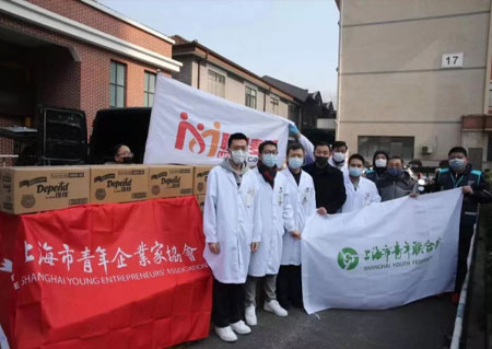 以青春的名义，抗击疫情，上海市青企协在行动！